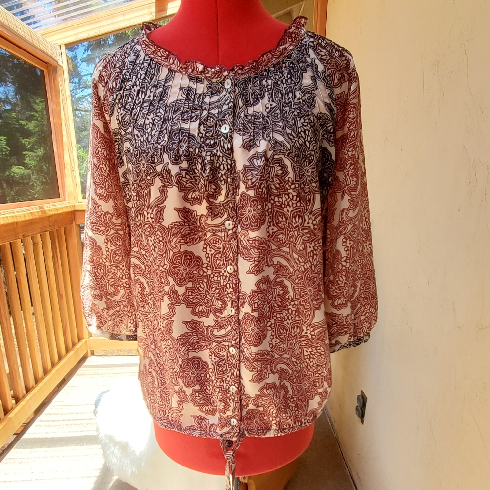 Clements Ribeiro blouse size XS - Picture 9 of 12